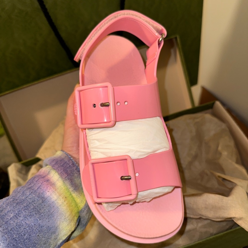 Gucci wild rose sandal - Picture 2 of 7